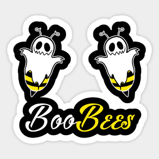 Funny Boo Bees Ghost Halloween Costume Sticker